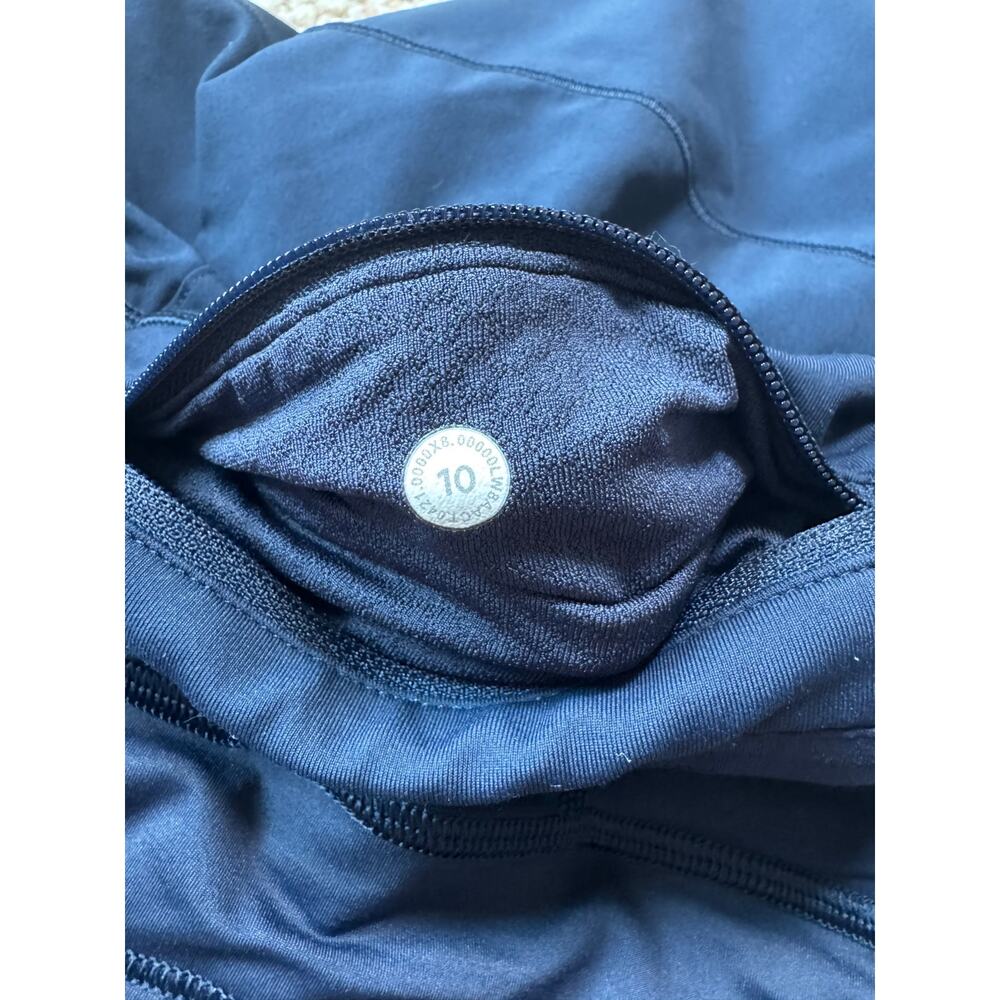 Lululemon Pace Rival Mid-Rise Tennis Skirt Navy Blue Women's Size 10 Skort - Picture 8 of 9